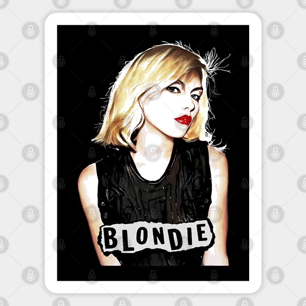 Blondie Rare Photo Vintage Halftone Magnet by Mr.FansArt